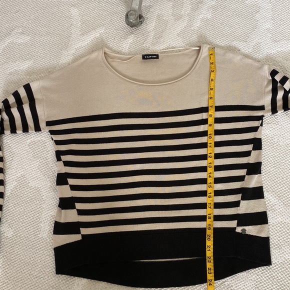 Taifun top nautical stripes in Black/Beige Size L - Picture 9 of 14